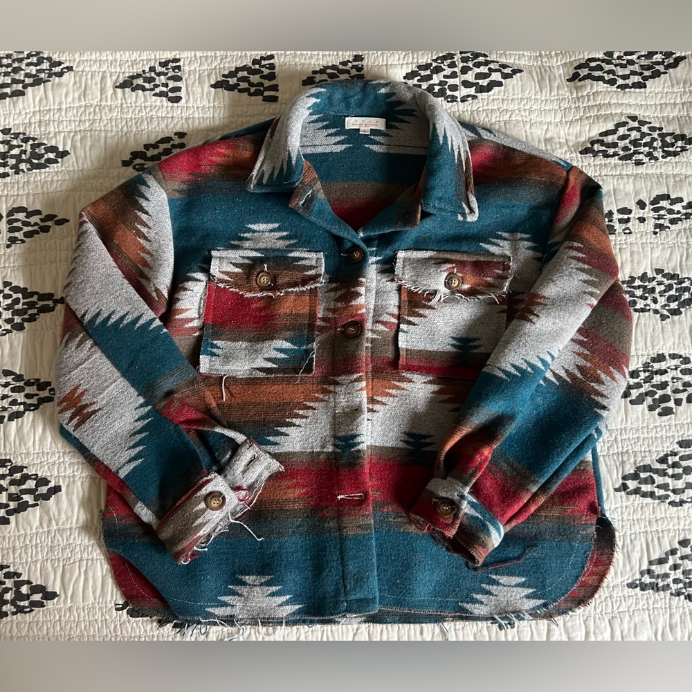 Sweet Generis Aztec Shirt Jacket L